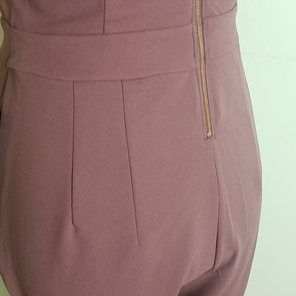 Express purple sweetheart neckline jumpsuit - Picture 7 of 8